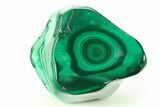 Banded Polished Malachite Specimen - DR Congo #273898-1